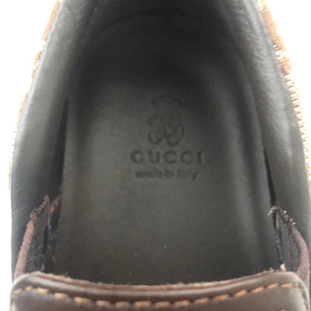 Gucci Monogram Slip On Loafers - Picture 4 of 5